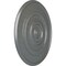 Ekena Millwork Traditional Reece Ceiling Medallion (Fits Canopies up to 5 7/8"), 24 3/8"OD x 1 1/8"P, Platinum CM24REPLS - alternate 5